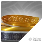 چلنیوم ۷ سانت طلایی براق پانچ سنتی