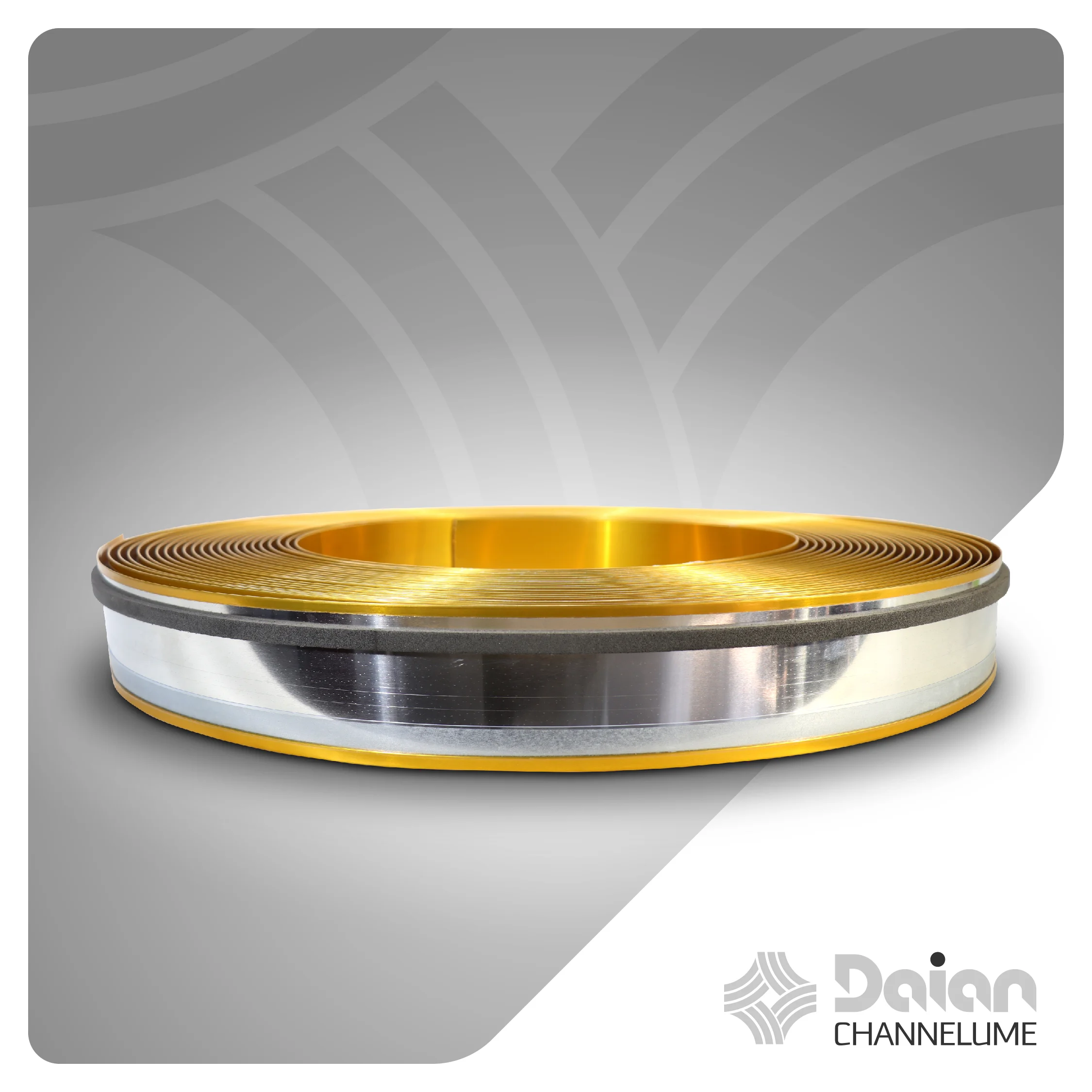 shiny-golden-channelume۷-cm چلنیوم ۷ سانت طلایی براق ساده