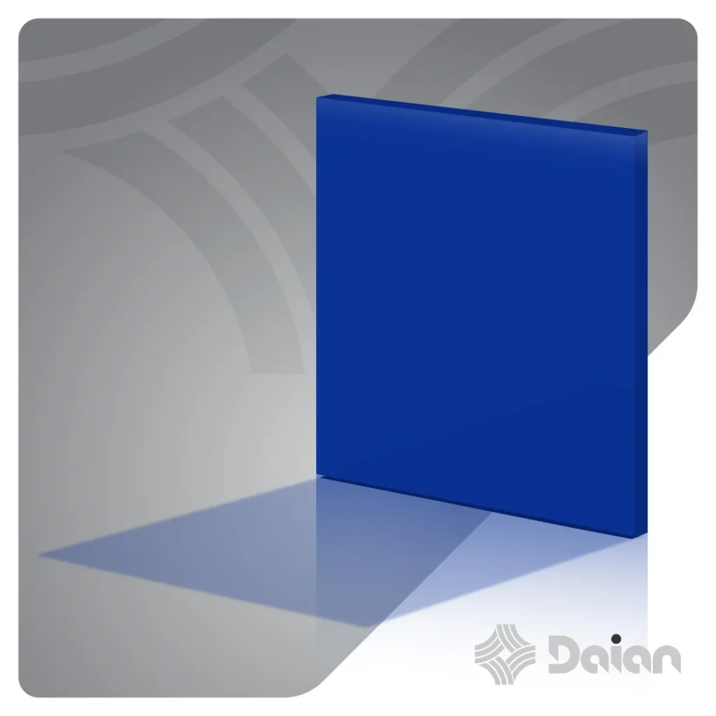 تصویر ورق پلکسی رنگی آبی کد ۳۲۲