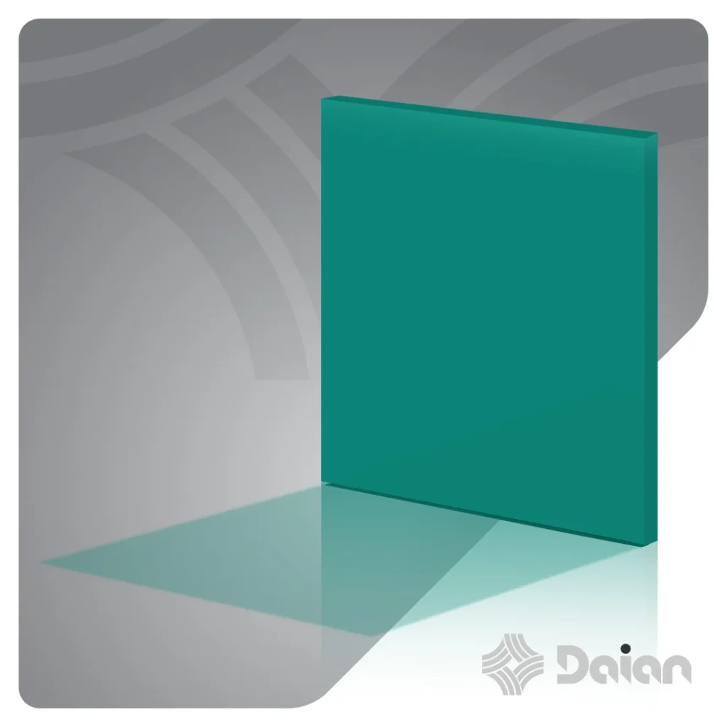 ورق پلکسی رنگی فیروزه‌ای کد 844