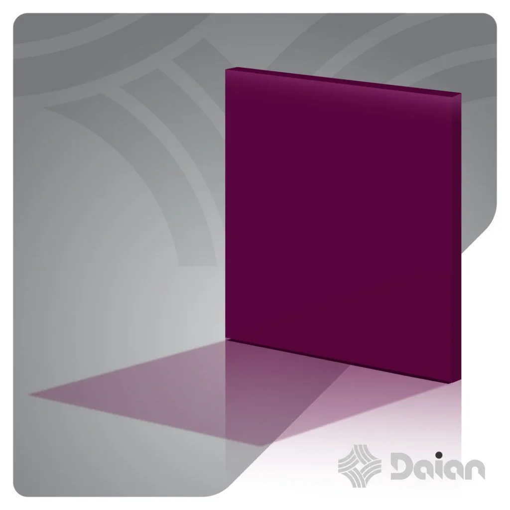 ورق پلکسی رنگی بنفش کد 377